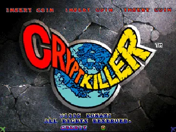 Crypt Killer (ver. UAA) screen shot title